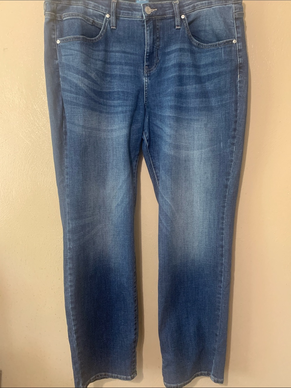 Jag Jeans size 22W Ruby Straight-Leg Women's Jeans Medium Blue Wash